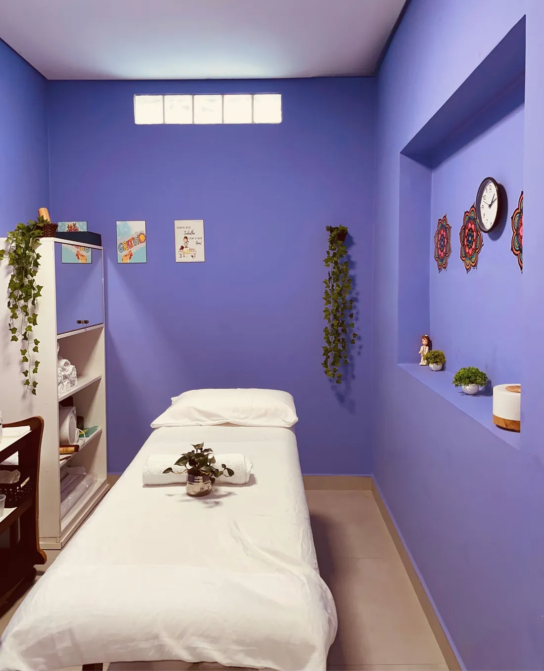Sala de massagem do Studio Paulista